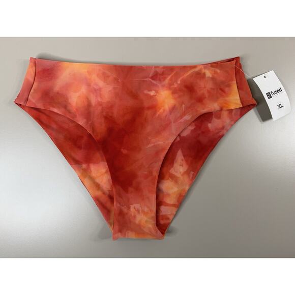 Fused Hawaii Other - Fused Hawaii Haleakala Bikini Bottom Sz XL Red Summer Vacation Tropical Beach
